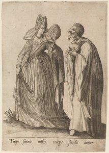 En vanæret gammel soldat..., 1570-1650.