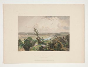 Valley of the Connecticut (Fra Mount Holyoke), illustration til Nathaniel Parker Willis