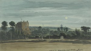 The Whittington Stone af Moonlight af Robert Bremmel Schnebbelie
