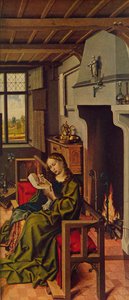 Altertavle Wing Santa Barbara, 1438, c1934 af Robert Campin