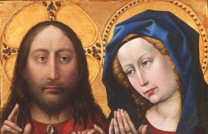 Kristus og Jomfruen af Robert Campin