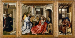 Bebudelsen Mérode altertavle, ca 1428-1432