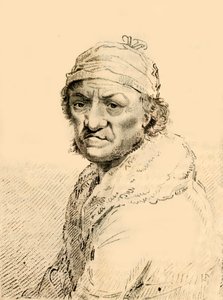 Elias Hoyle, fra Sowerby, Yorkshire - 113 år gammel, 1822. af Robert Cooper