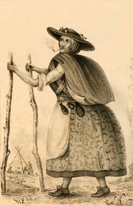 Jenny Darney, En bemærkelsesværdig karakter i Cumberland, 1821. af Robert Cooper