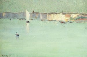 Tidlig morgen, Venedig, 1891 af Robert Cozad Henri