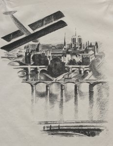 Allo Paris: Broerne i Paris og Notre-Dame af Robert Delaunay