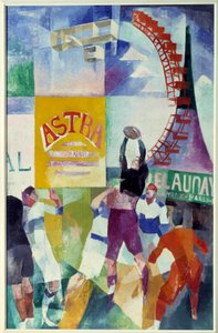 Cardiffs hold. Maleri af Robert Delaunay (1885 - 1941) af Robert Delaunay