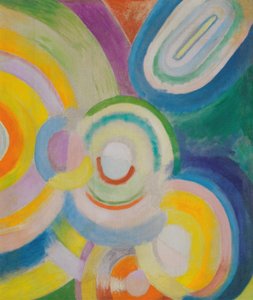 Farvede skiver, 1913. af Robert Delaunay