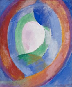 Cirkulære former, måne nr. 1 af Robert Delaunay