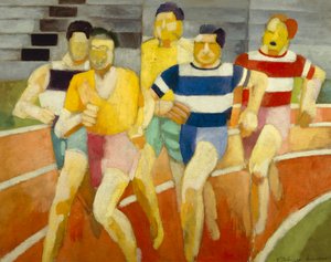 The Runners, ca. 1924 (olie på lærred)