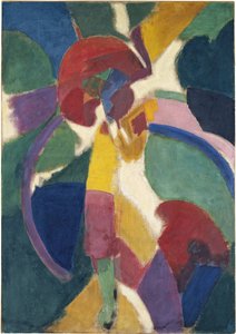 Kvinde med en parasol, 1913