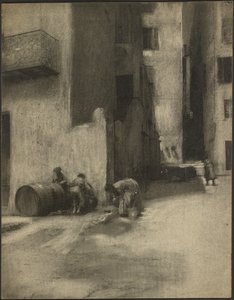 Gadehjørne i Menton af Robert Demachy
