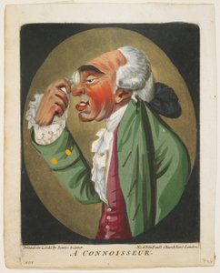 A Connoisseur, fra A Book of Heads, 1795 af Robert Dighton