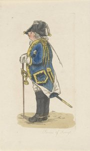 Portræt af William V, Prins af Orange-Nassau af Robert Dighton