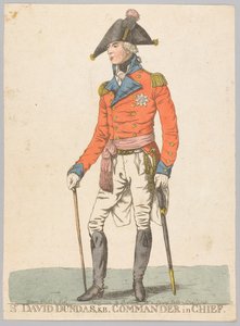 Sir David Dundas, KB, Commander in Chiefdani af Robert Dighton