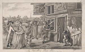 The Travelling Show Man af Robert Dighton