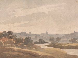 Norwich fra grusgravene af Robert Dixon