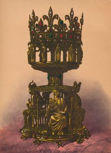 En forgyldt helligdom i sølv, 1893. af Robert Dudley