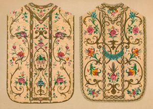 Broderede chasubler af Luigi & Ersilia Martini, 1893. af Robert Dudley