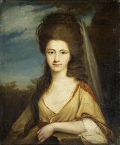 Lady Elizabeth Compton (olie på lærred) af Robert Edge Pine