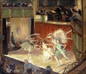 På Teatret af Robert Emil Stubner