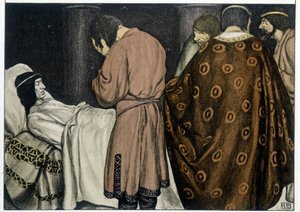The Death of Tristan - i "" The Roman of Tristan and Iseult"", af Robert Engels