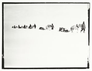 Ponyer på march, Great Ice Barrier, 2. december