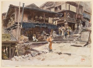 En gade i Ikao, Japan, I af Robert Frederick Blum