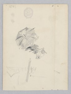 Kunstner skitsering af Robert Frederick Blum