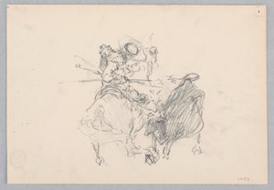 Tyrefægtning, Spanien af Robert Frederick Blum
