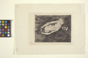 Figur af en mand (blæk) af Robert Frederick Blum