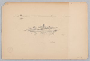 Fiskerbåde, Japan af Robert Frederick Blum
