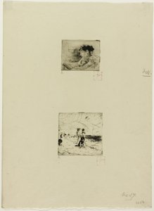 Pige læser af Robert Frederick Blum