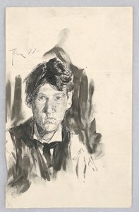 Portræt af Kenyon Cox af Robert Frederick Blum