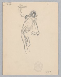 Studie for en dansende kvinde, "Moods to Music," Mendelssohn Glee Club, New York, NY af Robert Frederick Blum