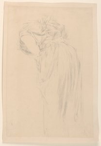 Studie for en kvinde, "Vintage Festival," Mendelssohn Glee Club, New York, NY af Robert Frederick Blum