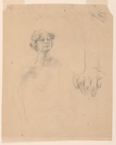 Studie for kvinde, "Vintage Festival," Mendelssohn Glee Club, New York, NY af Robert Frederick Blum