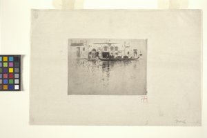 Venetiansk kanal (blæk) af Robert Frederick Blum
