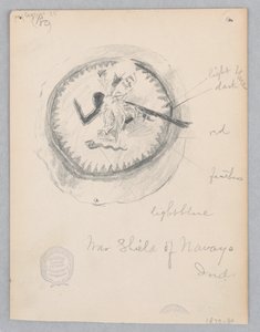 Navajos krigsskjold af Robert Frederick Blum
