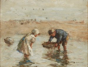 Young Fishers (olie om bord)