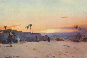 A Fellah Village, c1880, 1904 af Robert George Talbot Kelly