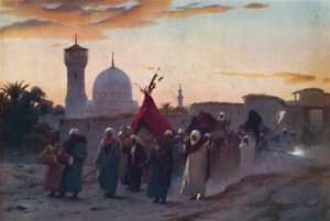 A Wedding Procession at Menzala: The Home-Coming of the Bride, c1880, 1904 af Robert George Talbot Kelly