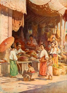 I en burmesisk bazar af Robert George Talbot Kelly
