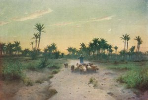 I landet Goshen - Aften, c1880, 1904 af Robert George Talbot Kelly