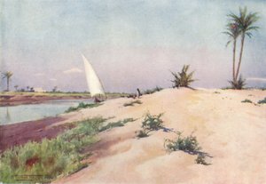 På Ismailia-kanalen, nær Tel-El-Kebir, c1880, 1904 af Robert George Talbot Kelly