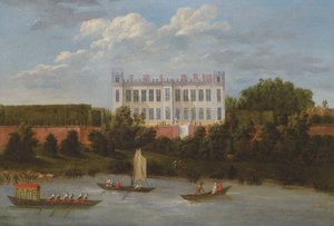 Udsigt over Syon House fra Themsen