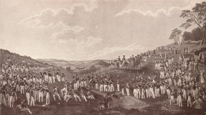 Den Hon. Artillerikompagni samlet til boldøvelser ved Childs Hill, c1820-1870, 1909 af Robert Havell