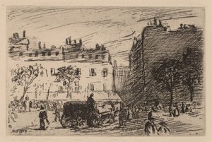 Paris Street Scene af Robert Henri