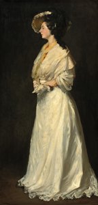 Ung kvinde i hvidt, 1904.