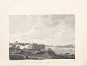 Illustration taget fra bogen Vælg visninger i Mysore, landet Tippoo Sultan by Home, Robert og udgivet af Udgivet af Mr. Bowyer (gb, 1794)